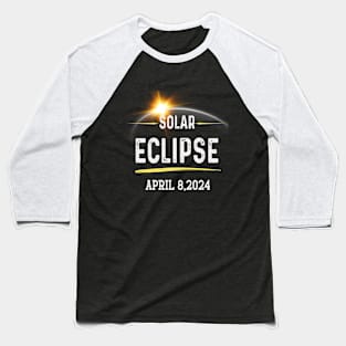 Path Of Totality North America Tour State Solar Eclipse 2024 Baseball T-Shirt